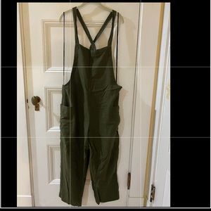 Boho linen overalls